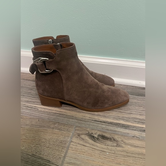 Aquatalia Women's Faria Weatherproof Bootie, Taupe, Size 6.5, Italian Leather - Picture 5 of 14